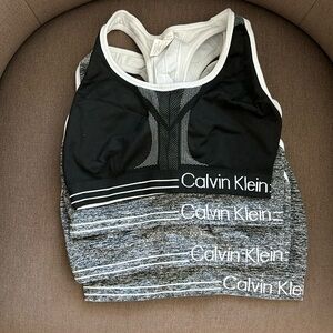 Calvin Klein performance sport bras
